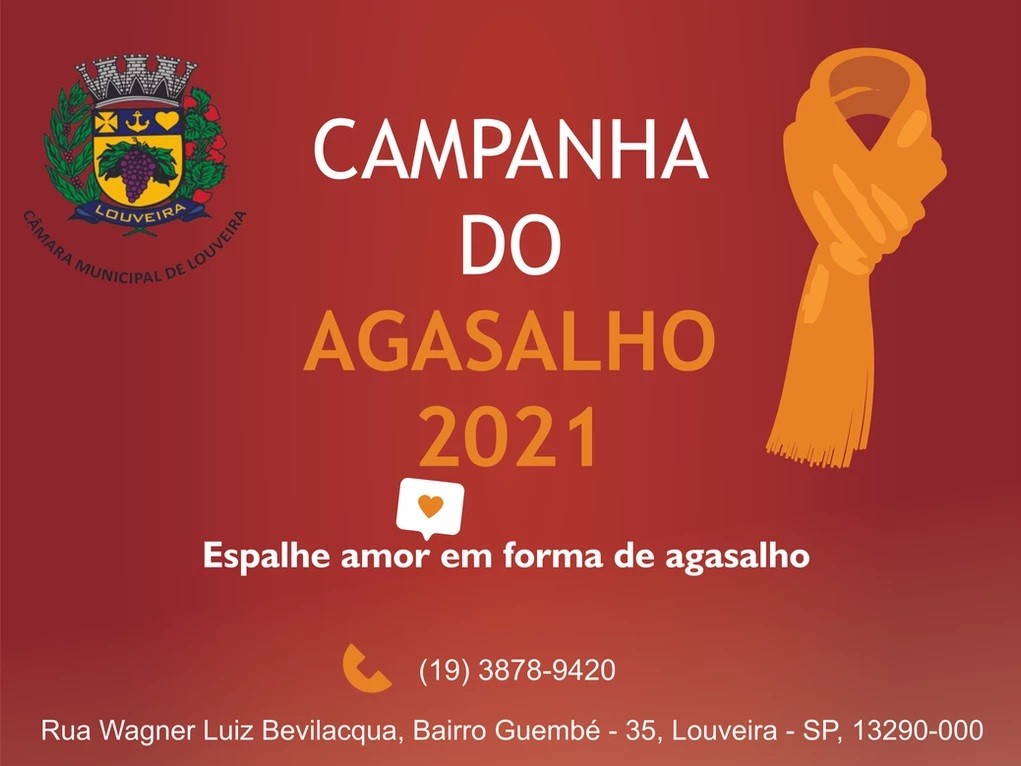 Câmara promove Campanha do Agasalho 2021