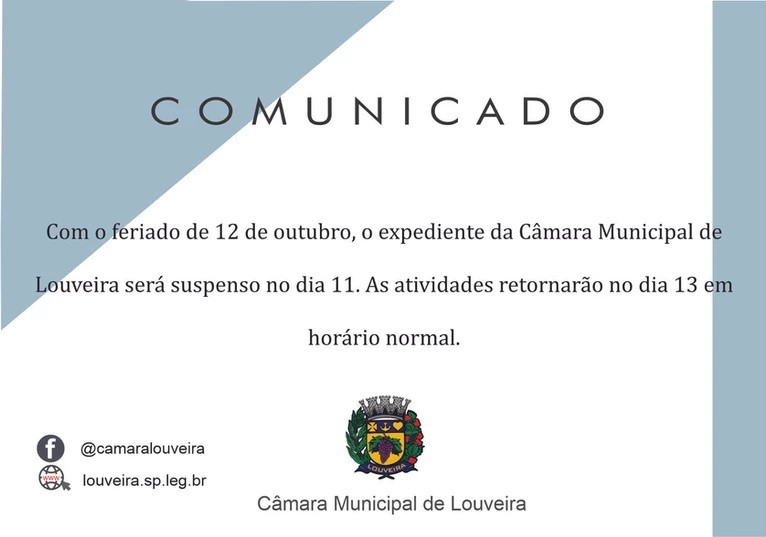 Câmara retoma atividades na quarta, dia 13