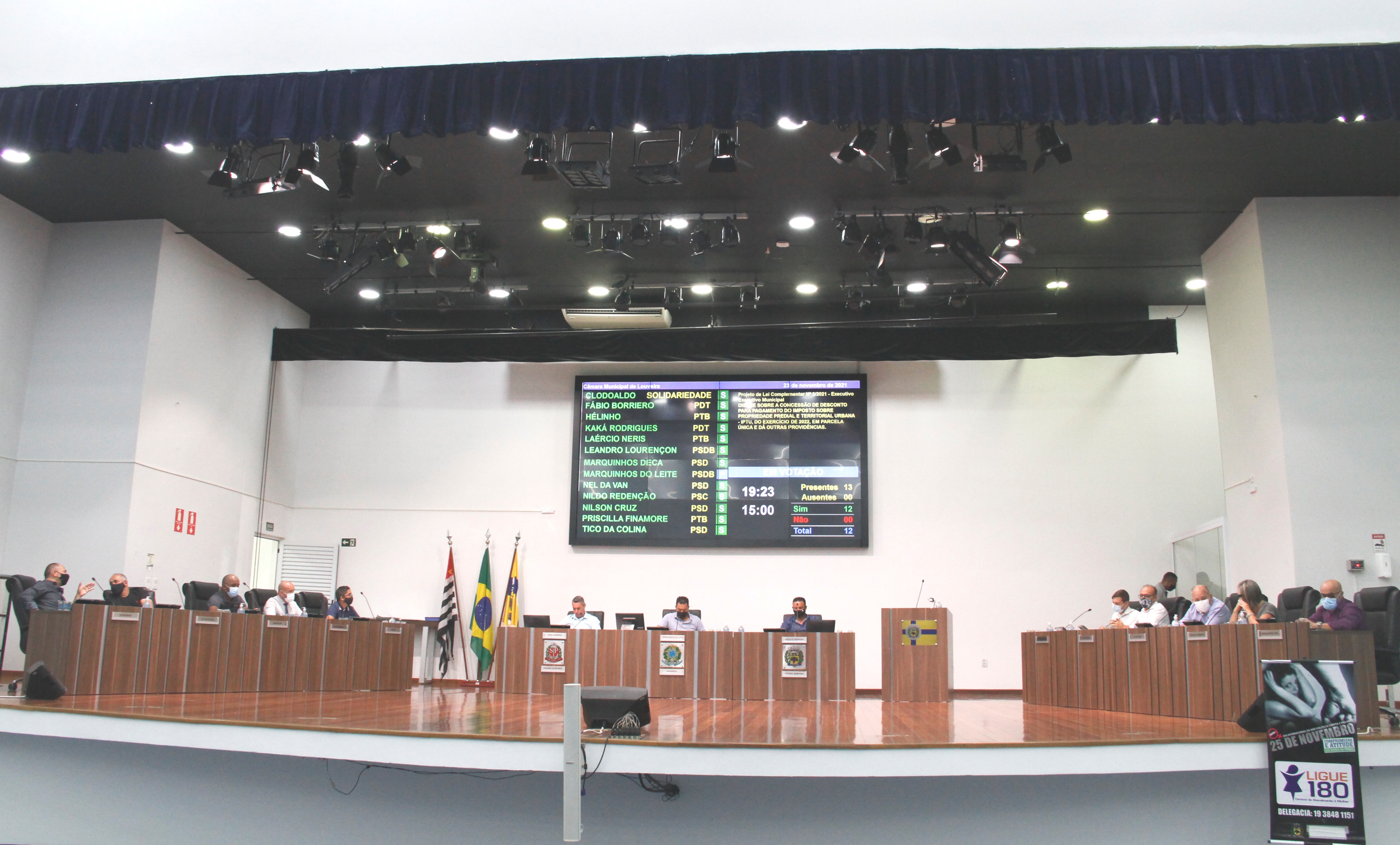 Vereadores aprovam desconto de 5% no IPTU de 2022