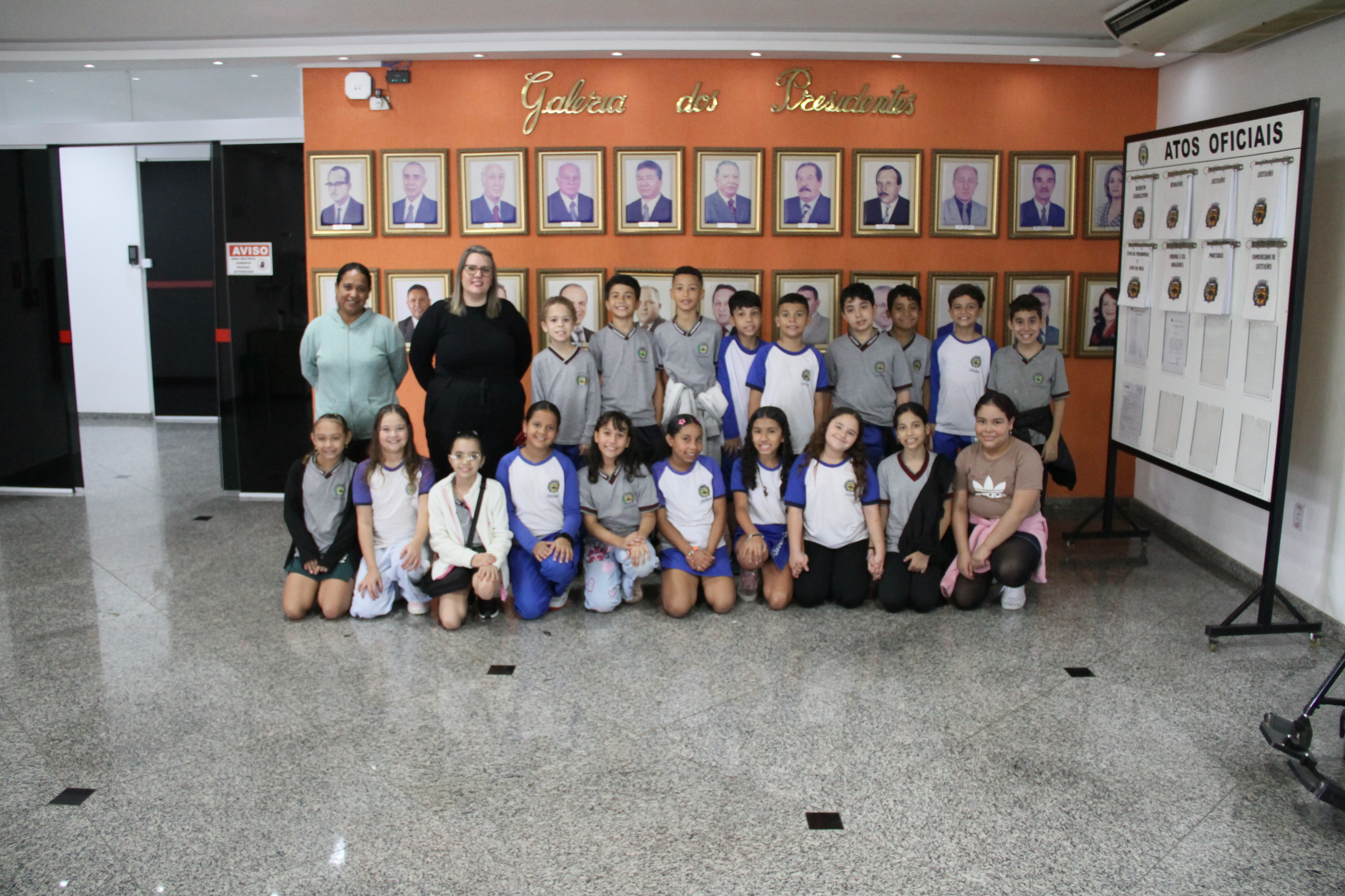 Turma do 4º D da Odair Montelatto participa do Conhecendo a Câmara