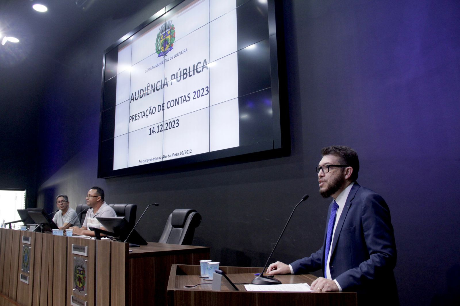Câmara de Louveira presta contas em audiência pública