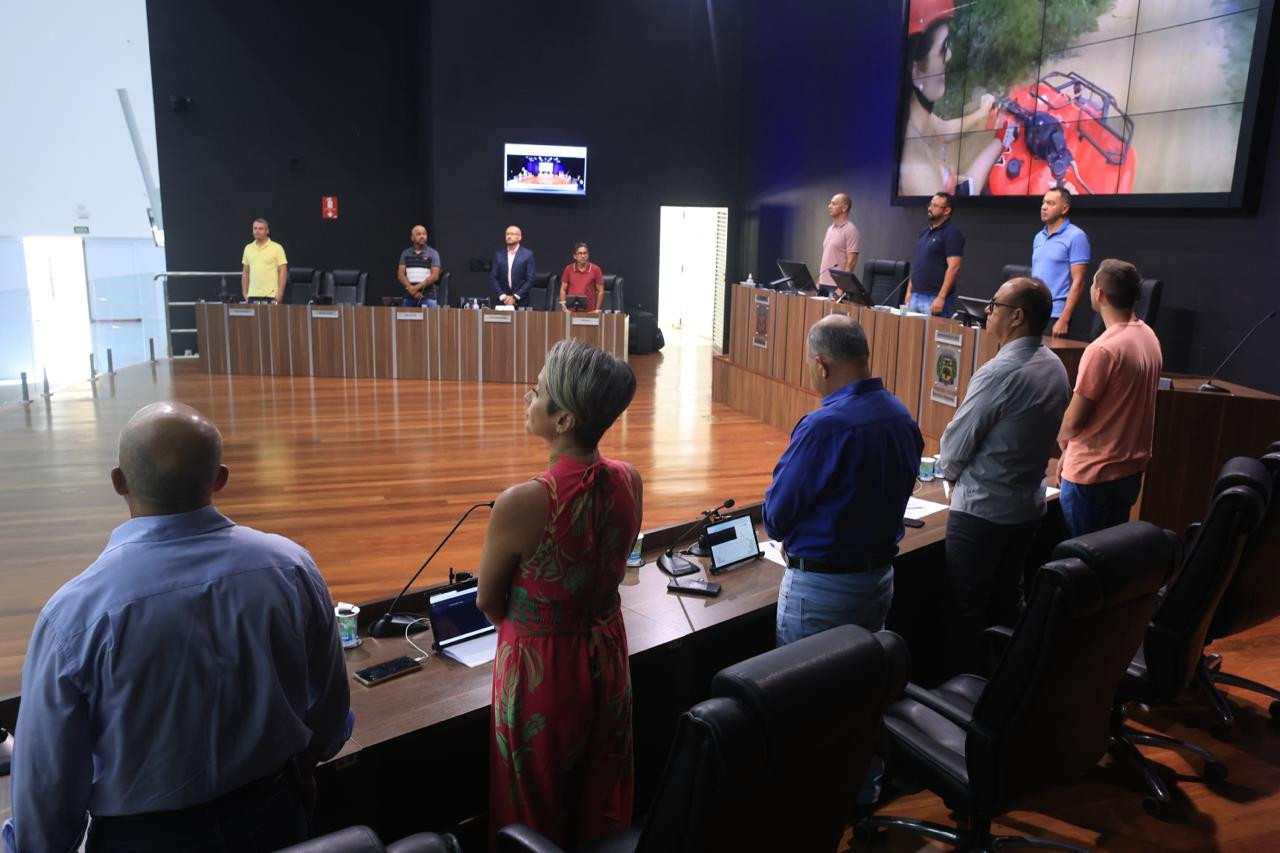 Sem projetos em pauta, vereadores fazem sessão rápida