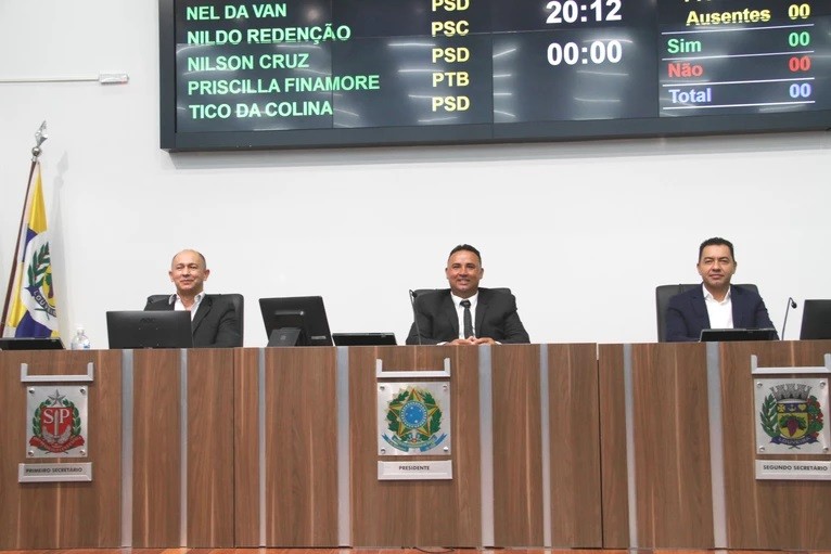 Câmara escolhe Mesa Diretora para 2023. Nildo será o presidente.